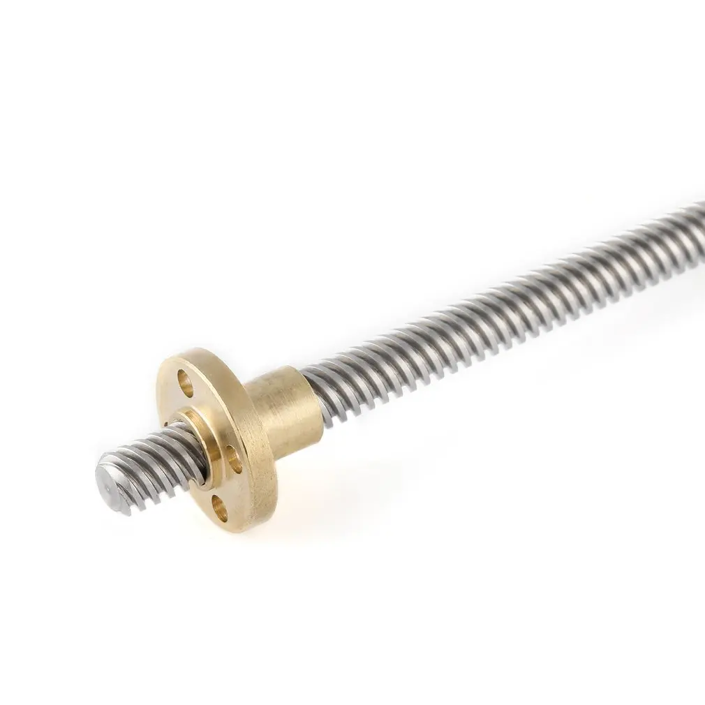 

Lead Screw 100mm 150mm 250mm 300mm 330mm 350mm 400mm 500mm 3D Printers Parts 8mm Trapezoidal Screws Copper Nuts Leadscrew Part