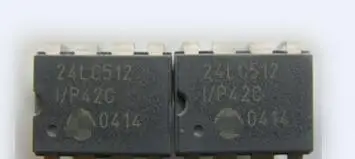 

100% NEW Free shipping 24LC512-I/P 24LC512 DIP8