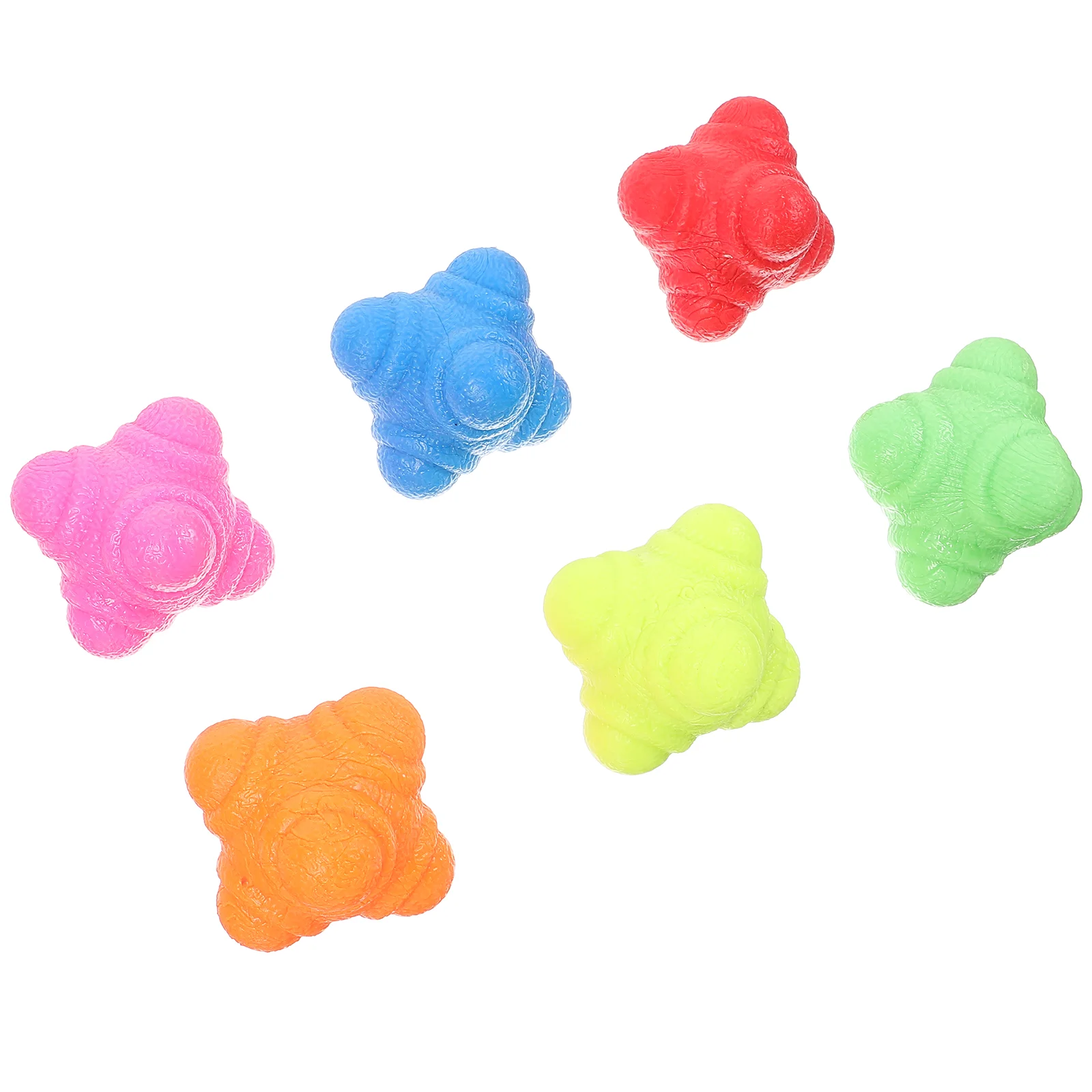 

6 шт., маленькие силиконовые мячи для тренировок в помещении