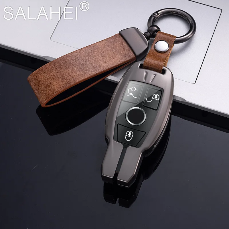 

Zinc Alloy Car Remote Key Case Cover For Mercedes Benz CLS CLA GL R SLK AMG A B C S W203 W210 W204 W212 W213 W176 GLC CLA CLK