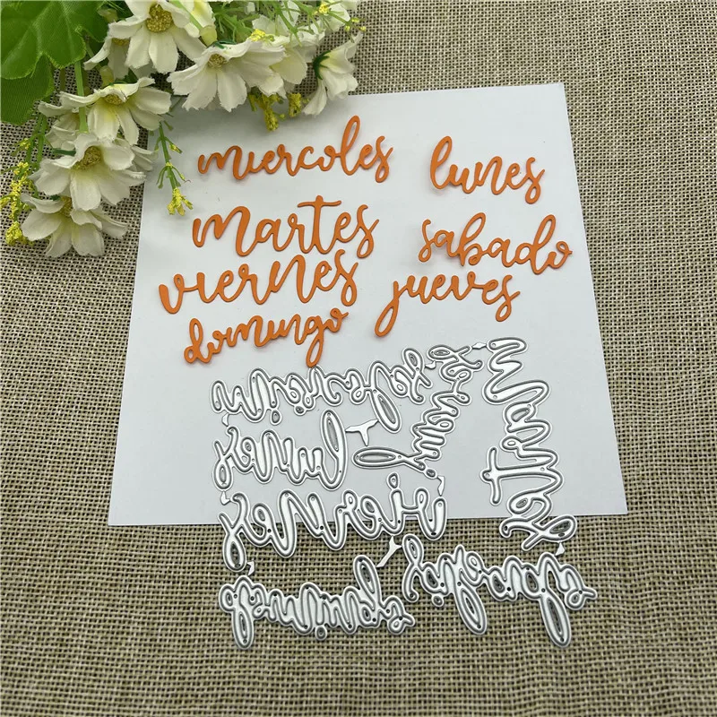 

letter Card Border Metal Cutting Dies Stencils For DIY Scrapbooking Decorative Embossing Handcraft Template