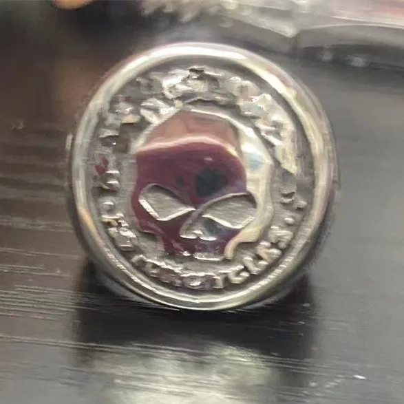 

stainless steel biker skull rings