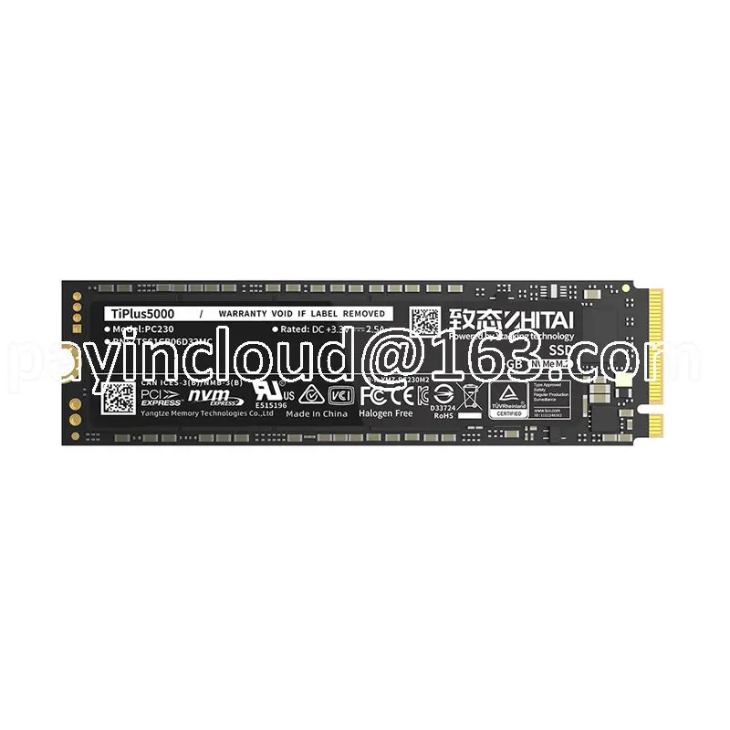 

TiPlus5000 Changjiang Storage 1T/512G/2T Solid State Disk NVMe M.2 SSD 1TB