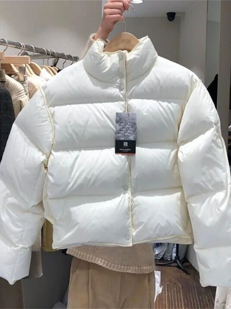 

Sister Fara Cotton Padded All-match Solid Parka Winter Snow Jacket Casual Thick Puffer Jacket Winter Down Coat Women