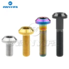 Титановый болт Wanyifa Ti M8x15 20 25 30 35 40 мм шестигранный ключ головка винт для велосипеда мотоцикла тормоз