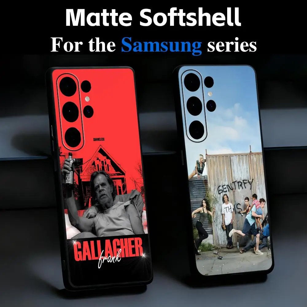 Фото Мягкий черный чехол для телефона TV Hot Shameless для Samsung Galaxy S26 S25 S24 S23 S22 S21 Plus Ultra Fold A №1
