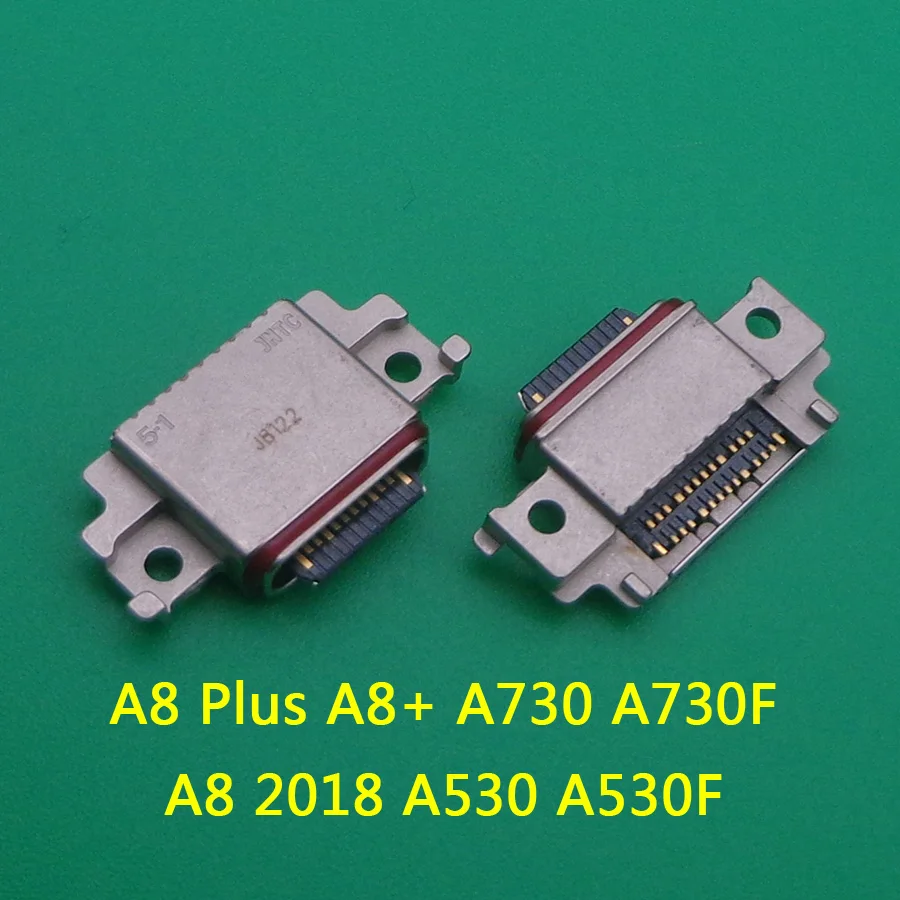 

10 шт. зарядный порт для Samsung Galaxy A8 PLUS 2018/A8 + A730 A730F A530 A530F /A8 2018 /A530DS Тип C USB зарядный док-разъем