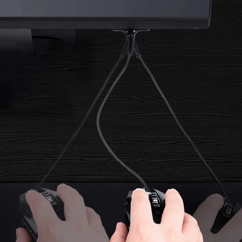 Настольный органайзер для проводов зажим кабеля мыши держатель банджи-кабеля