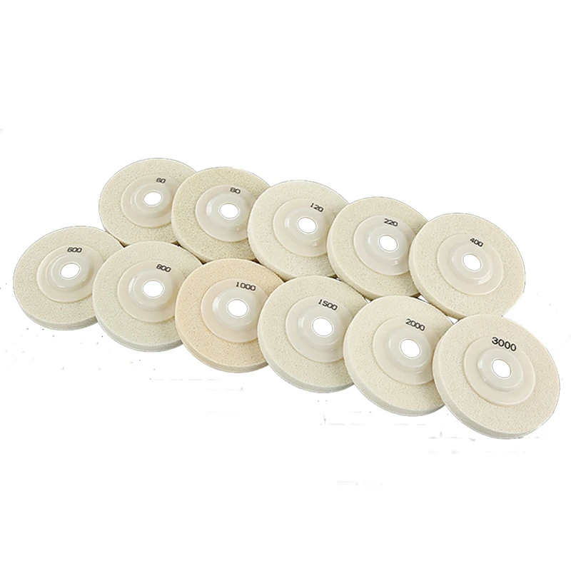 

Sponge Fiber Polishing Sheet Polishing Wheel 100Mm For Stone Renovation For Renovating , Granite(60Grit-3000Grit)
