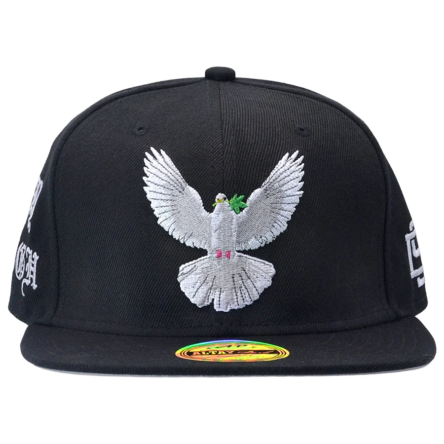 Классическая шляпа в стиле хип-хоп с плоскими полями голубя оливковая ветка