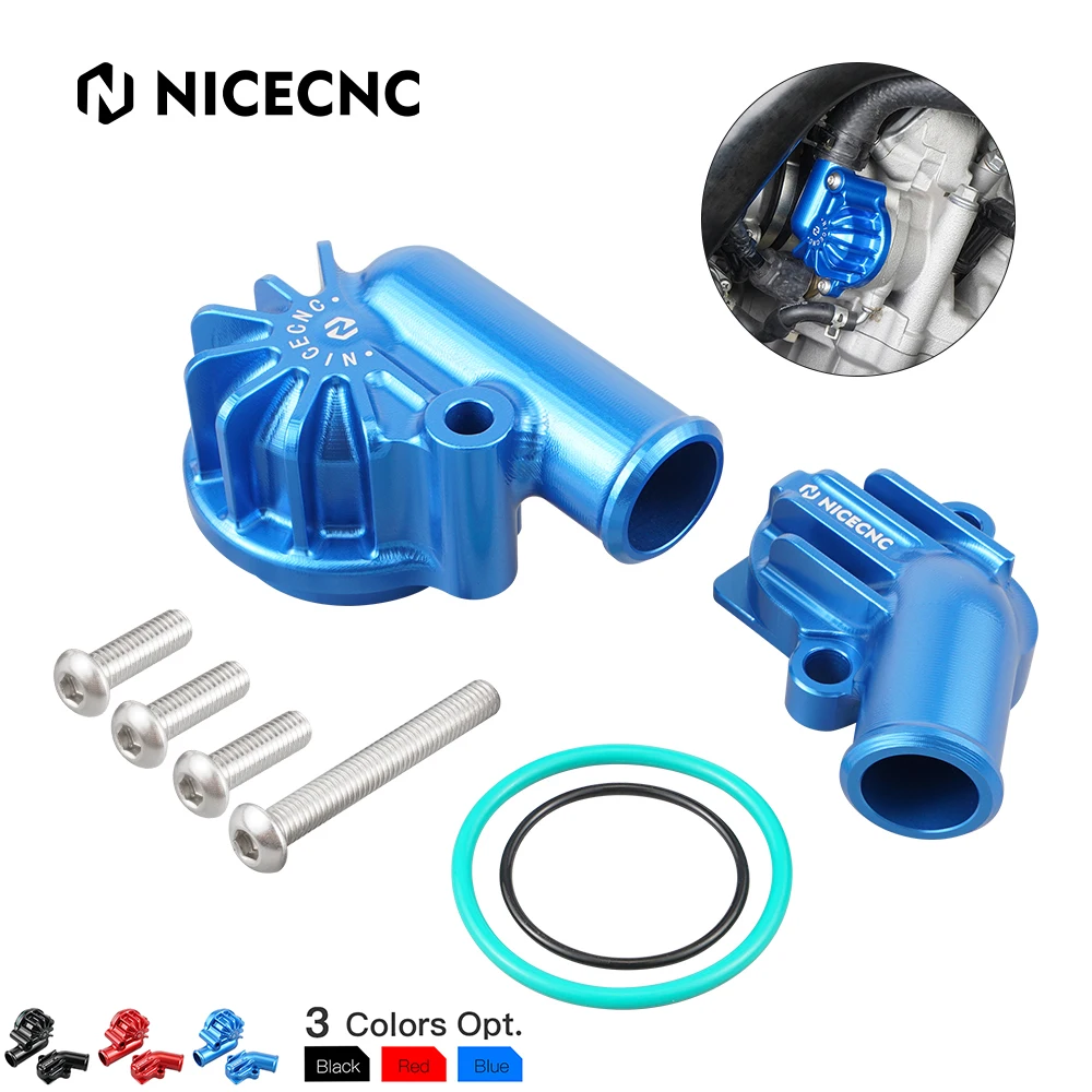 NiceCNC ATV Водяной насос Крышка на вход и выход для Yamaha Raptor 700 2006-2022 700R 2009 2011-2022