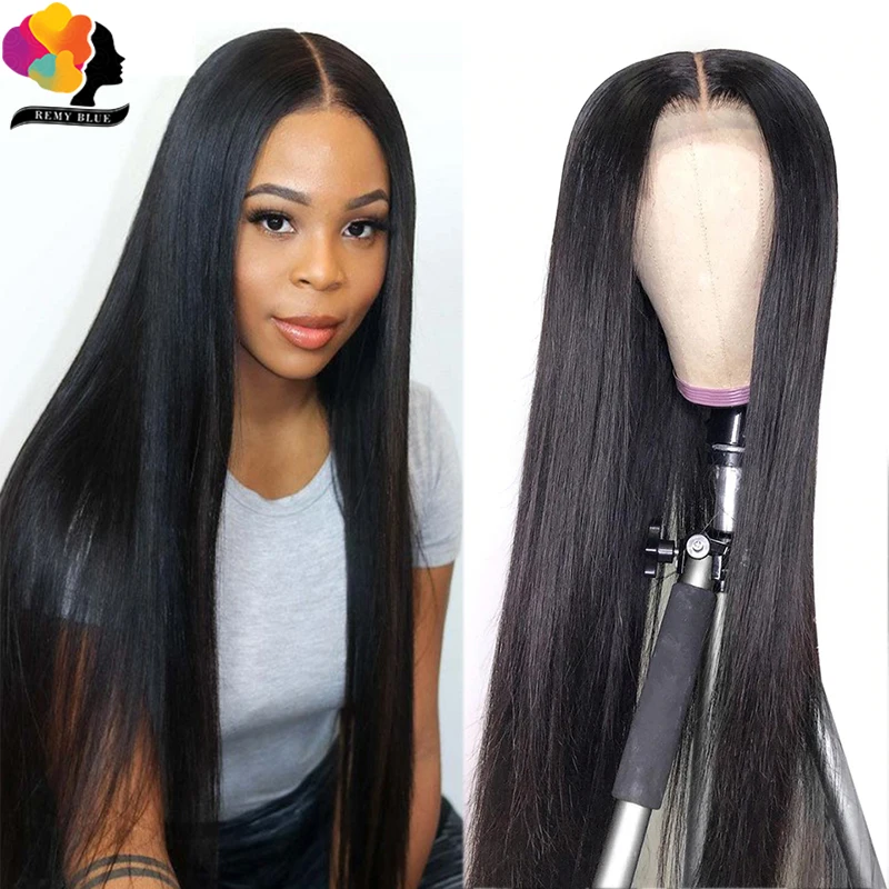 

13x4 Straight Lace Front Wig Natural Colored Human Hair Lace Frontal Wigs 30 Inch HD Transparent Lace Front Wigs For Black Women