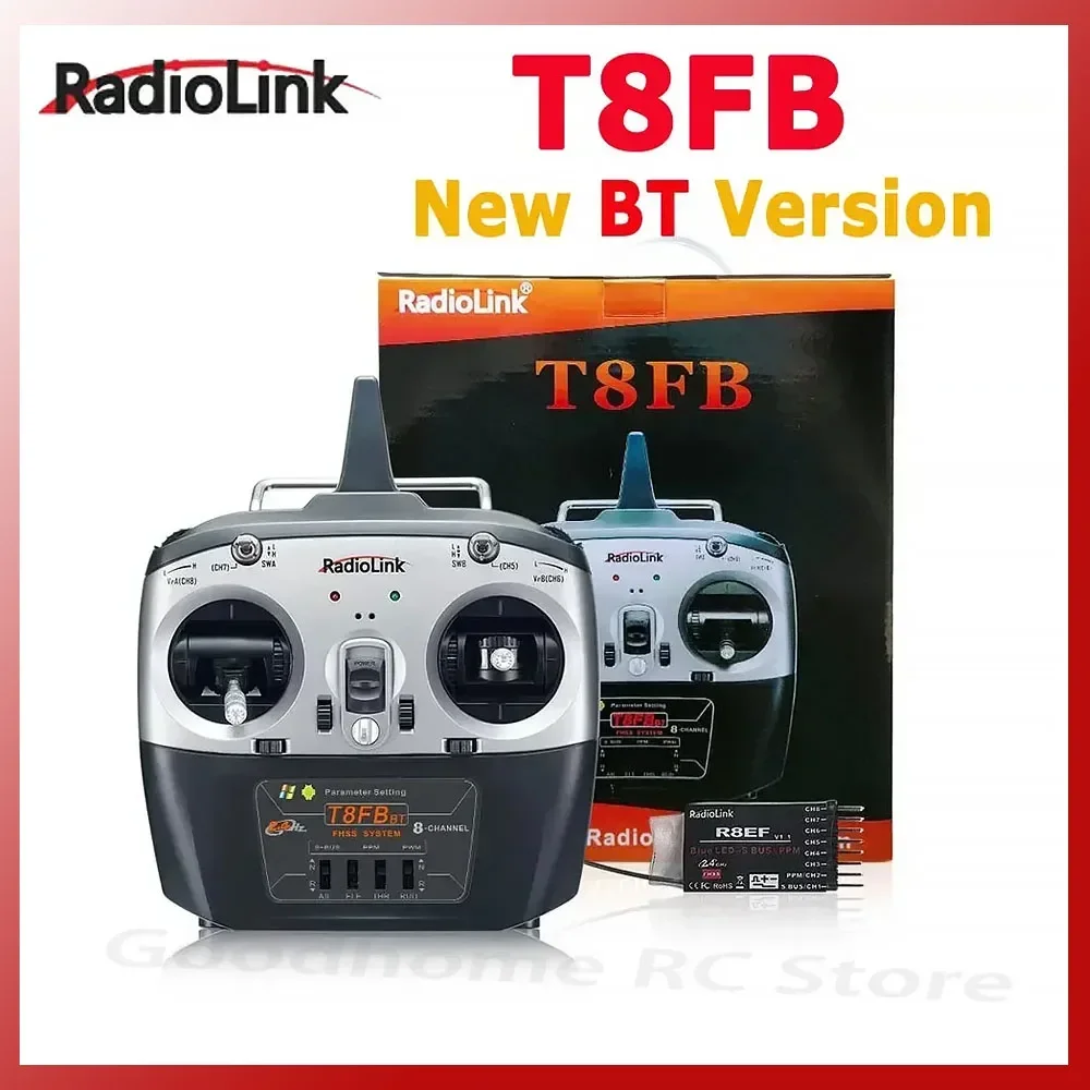 Radiolink T8FB BT 8-канальный радиоконтроллер 2 4G с приемником R8EF дистанционный