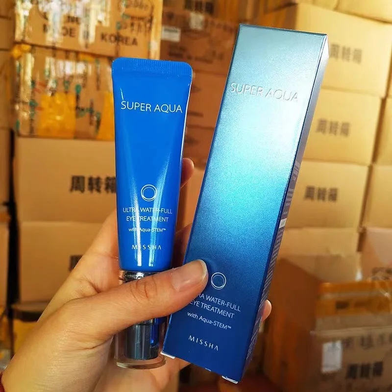 MISSHA Супер Аква Ультра Водно-Полное Средство для Ухода за Глазами 30 мл Осветляющее Увлажняющее Удаление Темных Кругов Тонких Линий.