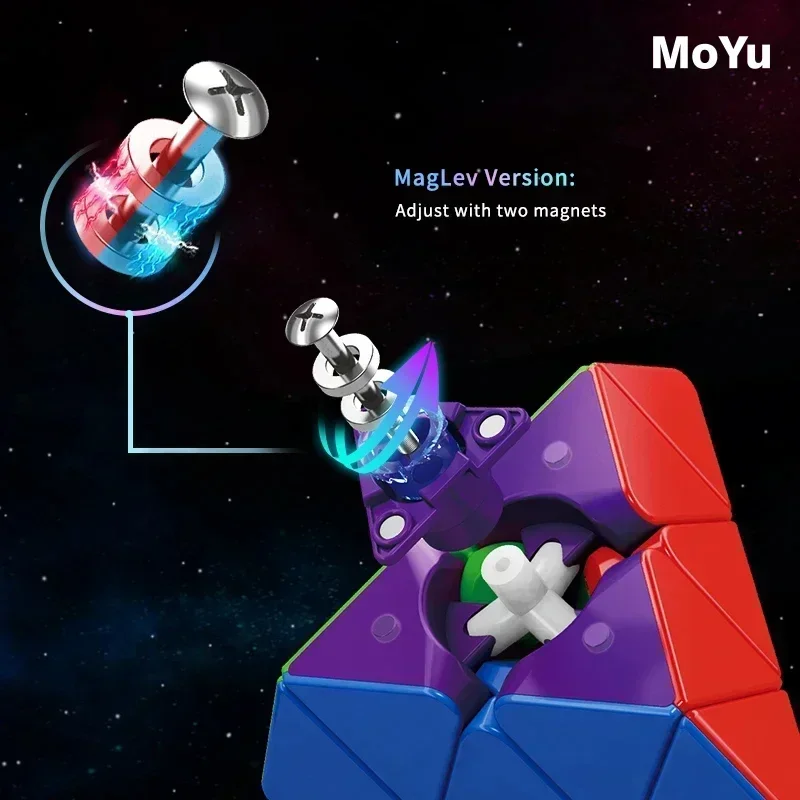 MOYU RS Pyramid Magic Cube Профессиональный скоростной куб-головоломка Пластиковый