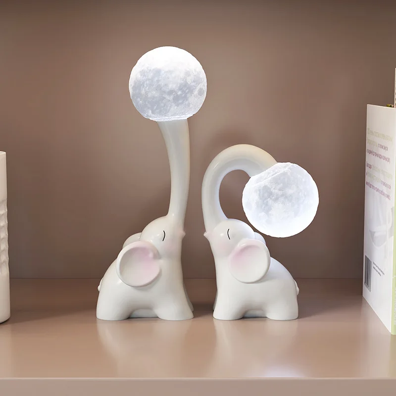 

Elephant Living Room Large Floor Standing Ornaments Sofa Next To The TV Cabinet Next To Home Soft Decorations New Home Gifts