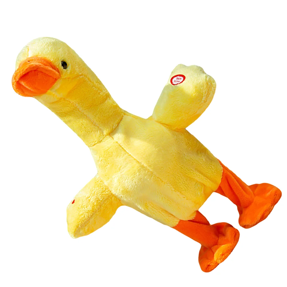 

Little Yellow Duck Neck Lift Bidoof Plush Electric Toy Electronic Lifting Screaming Walking Singing Child
