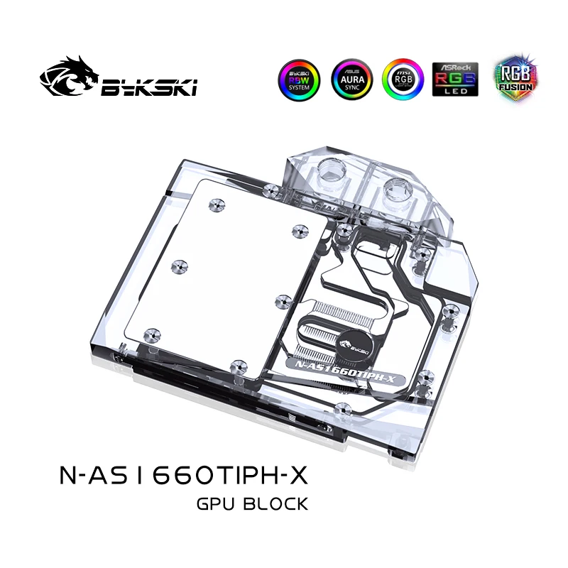 Водяной блок Bykski для игровой видеокарты ASUS Dual/TUF/GTX2060TI/O6G | Компьютеры и офис
