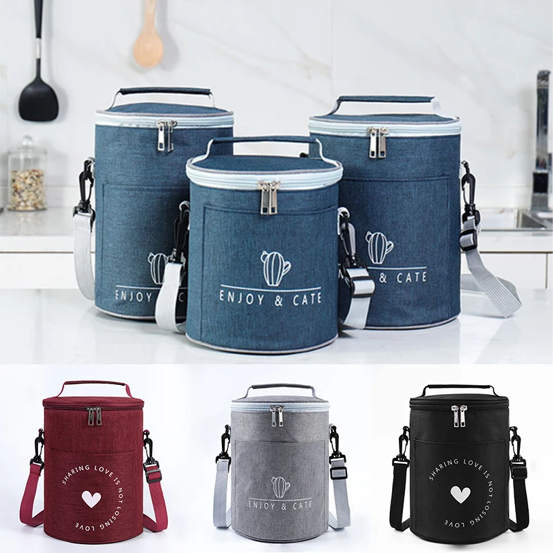 

Oxford Cloth Lunch Bag for Women Large Luxury Termal Insulation Picnic Bag Lunch Box for Kid School Children Canvas Tote Bag