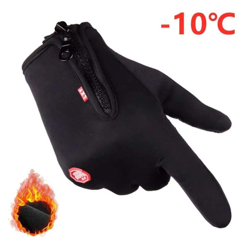

Велосипедные перчатки, зимние водонепроницаемые перчатки с закрытыми пальцами для катания на лыжах, занятий спортом на открытом воздухе, д...