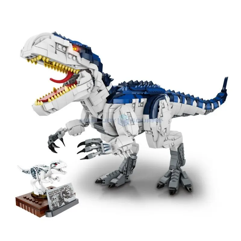

The Indominus Rex Dinosaur Model Simulation Sound FC6204 MOC Building Blocks Bricks Set Children Kids Boy Christmas Gift Toys