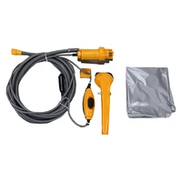 12v car travel portable shower kit outdoor camping micro water pump handheld shower head set