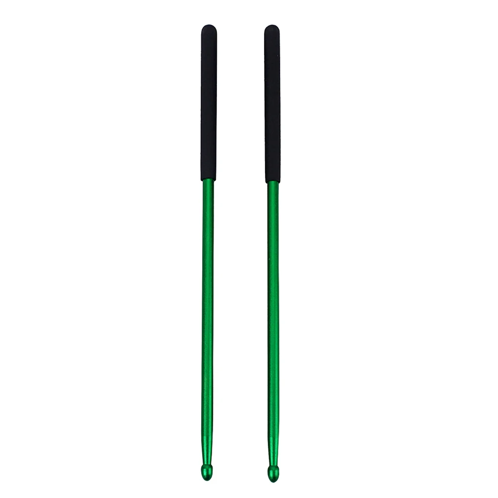 

Pack of 2 Drum Stick Aluminium Alloy Light-weight Durability Instrument Part Rust-proof Exquisite Pro for Beginner