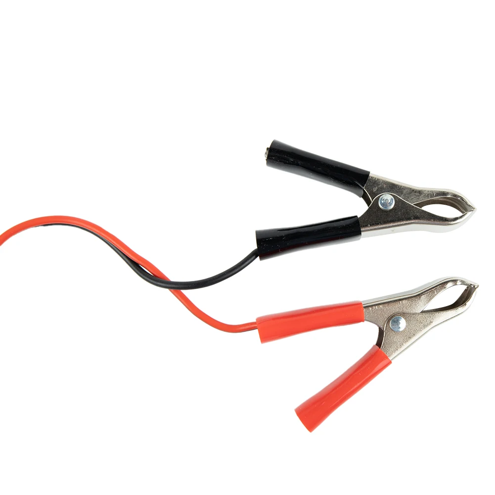 

Зажим для кабеля автомобильного аккумулятора, 1 шт., 30 А, аксессуары, черный + красный + медный зажим «крокодил», гнездо прикуривателя, пластик + металл