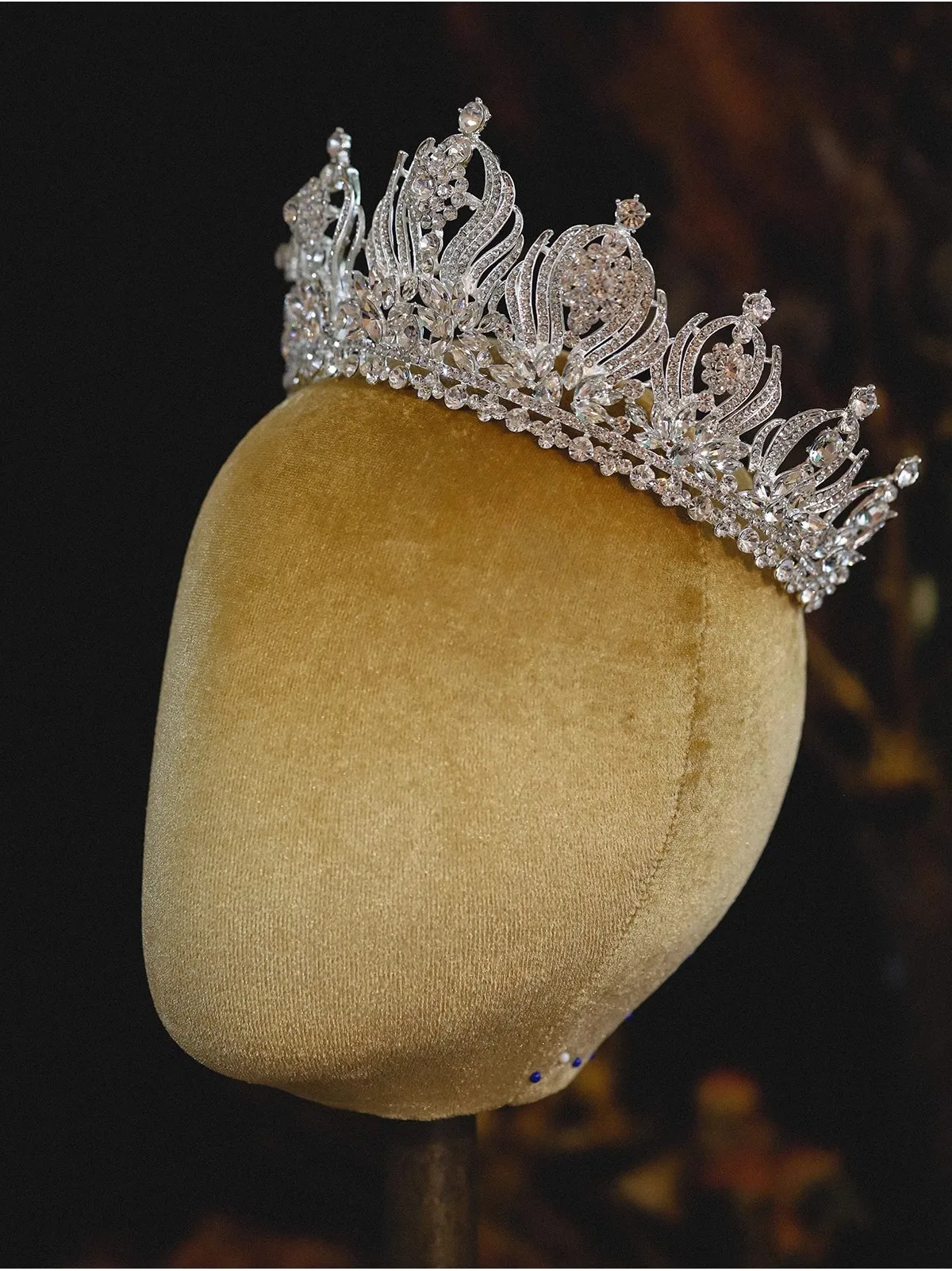 Блестящие короны CC Женские аксессуары свадебный головной убор обручальные