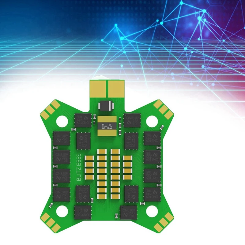 1 шт. для Iflight BLITZ E55S 4-IN-1 ESC 2-6S зеленая печатная плата RC FPV гоночного дрона фристайла
