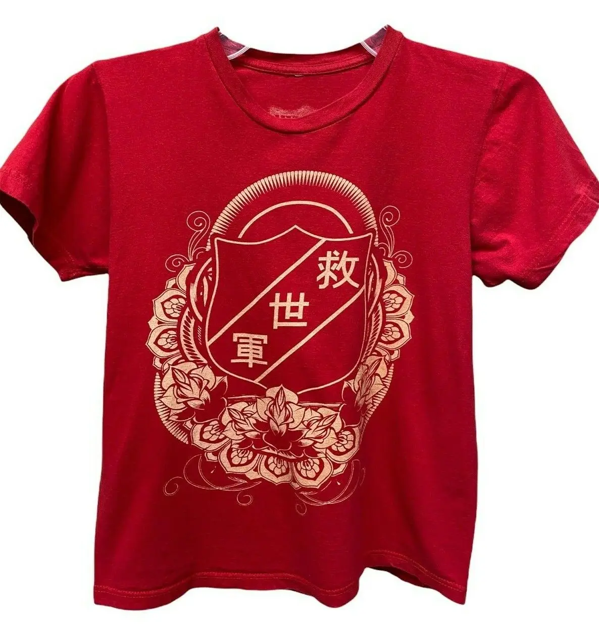 HYDRO74 для одежды футболка Малый японский Kanji Relief Tsunami Япония