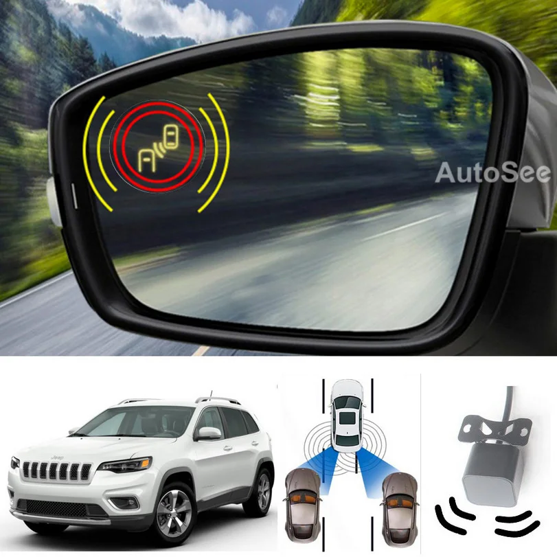 2016 2017 2018 2019 для Jeep Cherokee 77 ГГц датчик радара BSD BSM RCTA предупреждающий отражатель