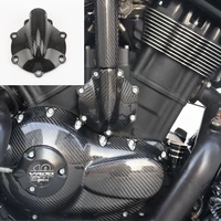 motorcycle accessories 1250 night luther v rod 100 carbon fiber engine water pump cover is suitable for vrod 2002 2017