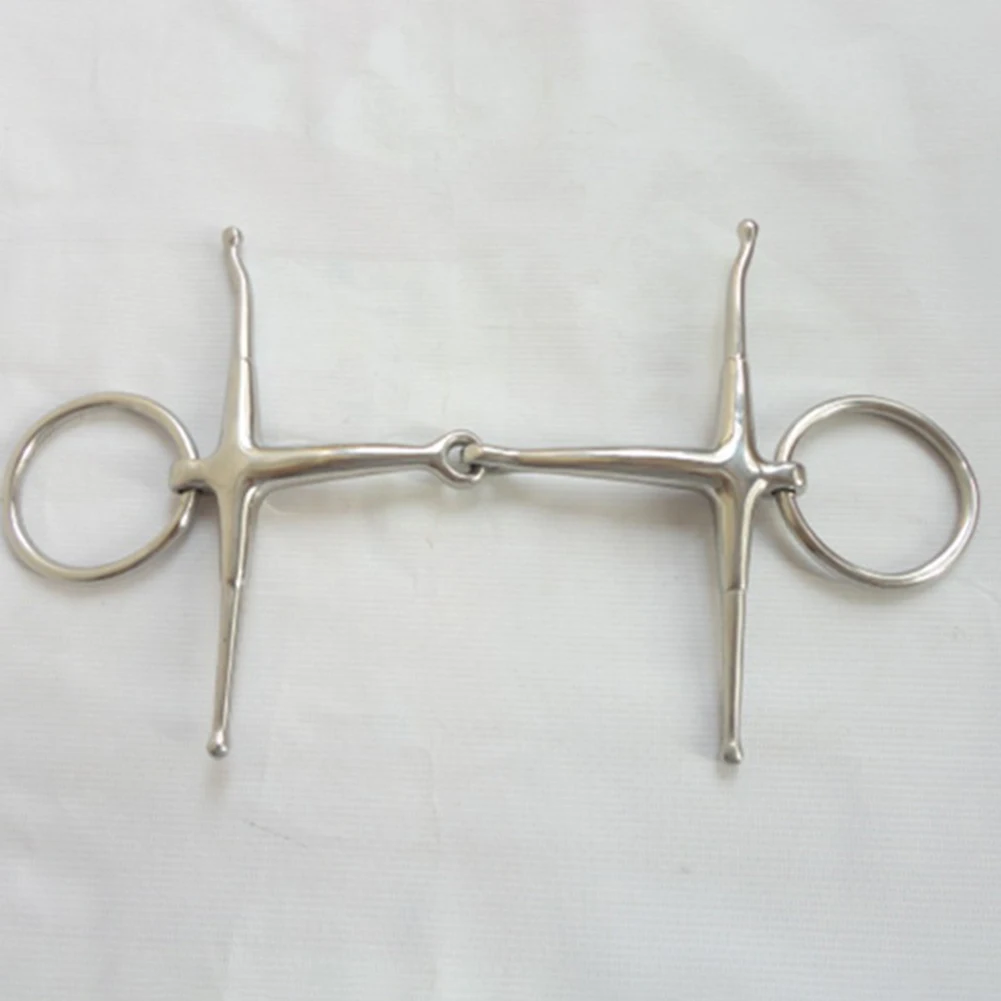 

1pc Equikind Mullen Full Cheek Snaffle Stainless Steel 12.5cm Silver Equestrian English Saddles Tack Bits Equikind Accessories