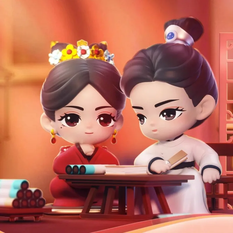 Оригинальный официальный ТВ-фигурка из аниме «Легенда о анле Чжуан», модель Ren Anle Di Ziyuan Dilraba Han Ye Gong Jun Luo Mingxi, декоративная игрушка для кукол