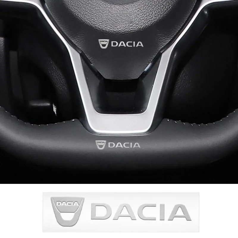 

10pcs Car Logo Styling Metal Sticker Wiper Decorative Decal For Dacia Duster 2016 2017 Daster Dokker Logan Sandero Stepway Lodgy