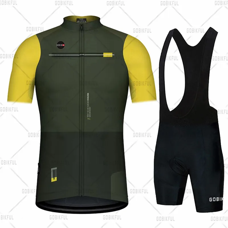 KBORA Велоспорт Джерси комплект мужской спортивной одежды летняя велосипедная