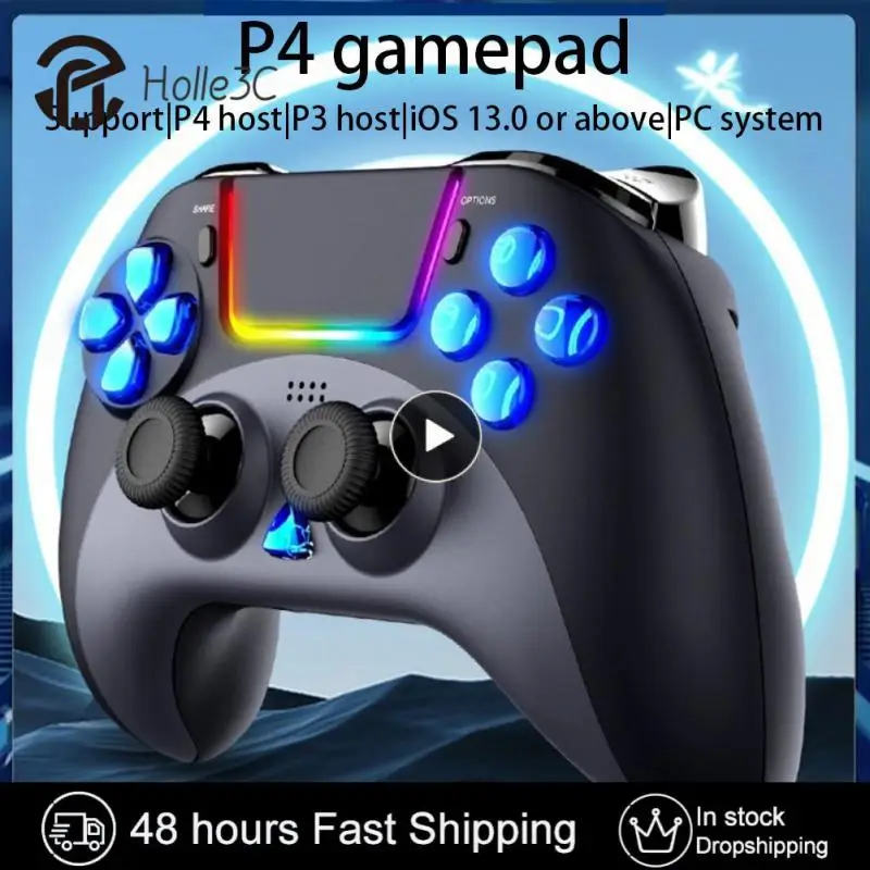 

Color Led Light Gamepad Automatic Connection Six-axis Pc Joystick 5v Long Standby Game Controller Charging 600mah