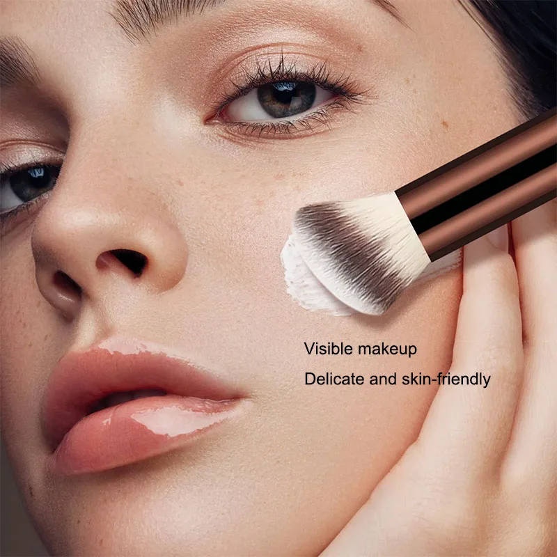 Фото Новая бесследная основа, румяна, большая маленькая основа для пирса, кисть для макияжа, профессиональный косметический инструмент без остатков №5