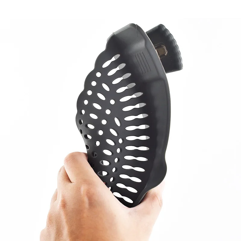 Домашняя кухонная силиконовая растягивающаяся сливная решетка с краями фильтр