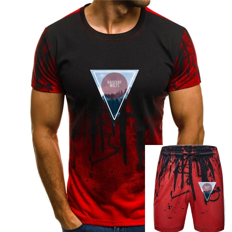 

Men Clothing Raised By Wolves Campion Mother Father TShirt Red T-Shirt Fashion Men Fashion Short Sleeve