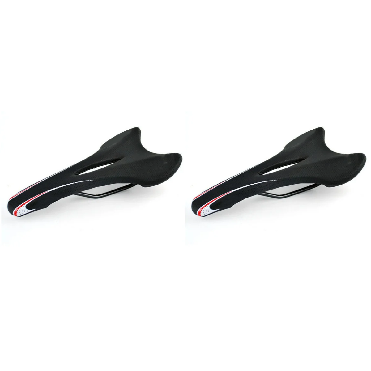 

2pcs VDAER VD-3411 Cycling Road Offroad MTB Mountain Bike Cycling Saddle (Black)