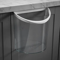 mounted hanging trash can small portable waterproof wast recycle garbage bin container touch cubo de basura kitchen trash bin