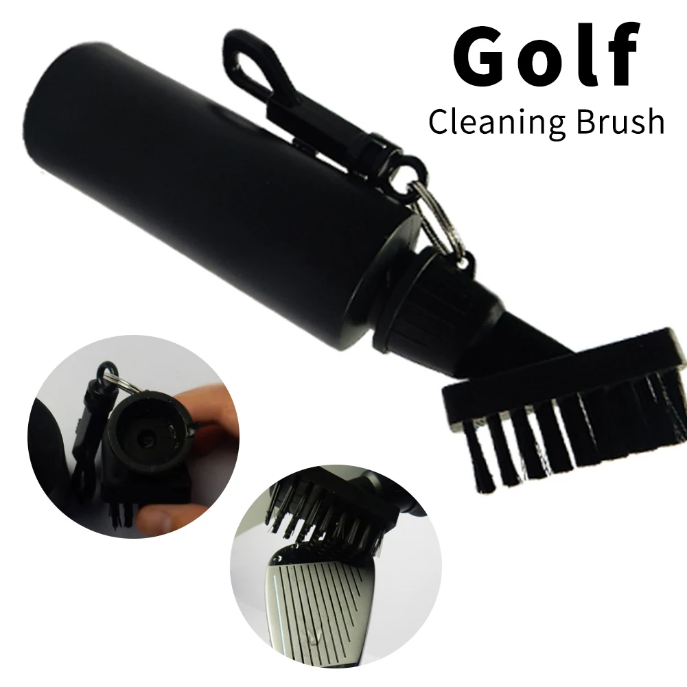 

Golf Club Cleaning Brush Tool With Extrusion Water Bottle Professional Accessories Multipurpose Sports Equipment Family Hook