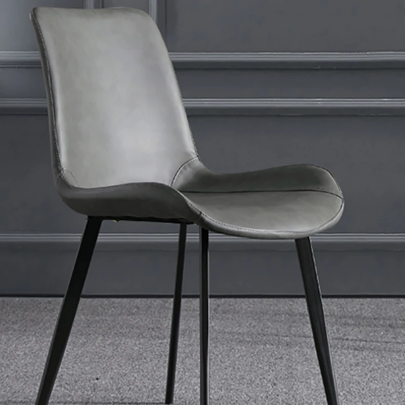 

Modern Lounge Leather Dining Chairs Kitchen Metal Gaming Design Comfortable Chairs Garden Sillas Para Sala De Estar Furniture