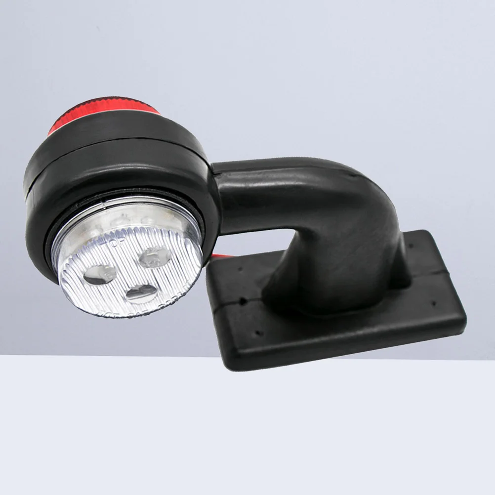 

2PCS/Set 10-30V 12LEDs Small Size Flat Lampshade Curved Rod Double Face Rubber Stalk Light Vehicle Use Light