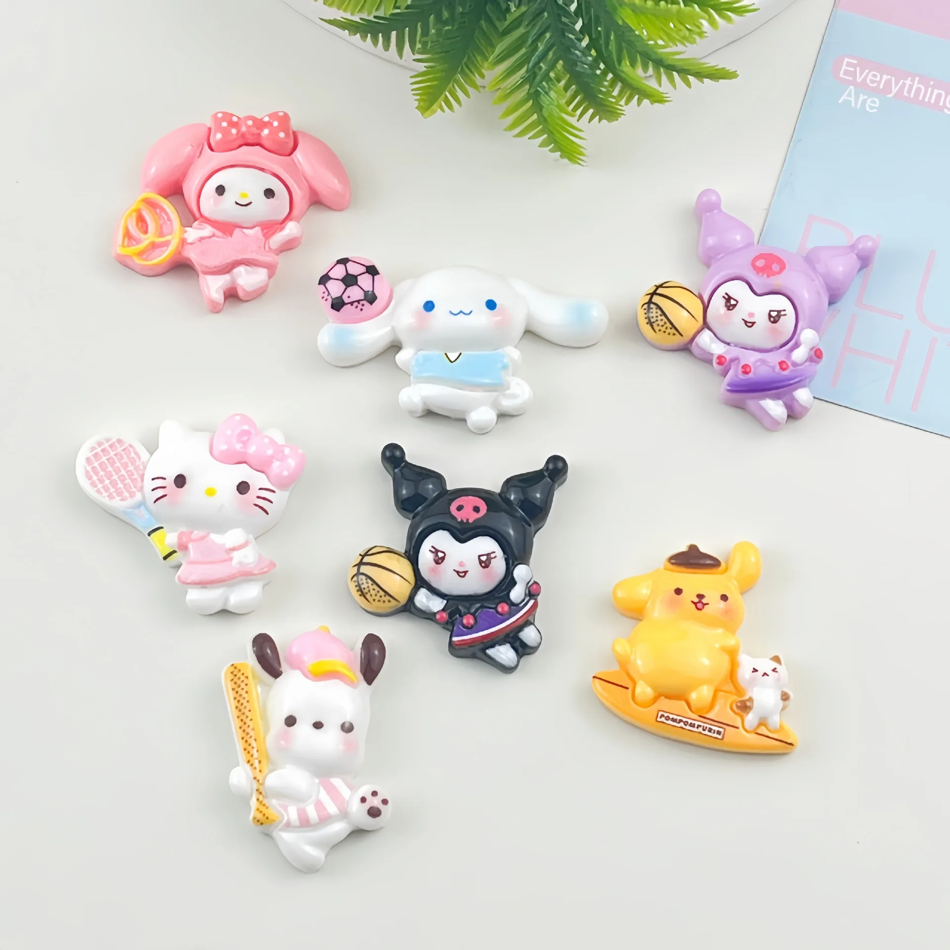 Милые плоские фигурки из смолы Sanrio Kulomi Melody Series для декора холодильника, скрапбукинга, чехлов для телефонов, головных уборов, сережек и поделок своими руками (art.: 3920db267e975) - 3920db267e975