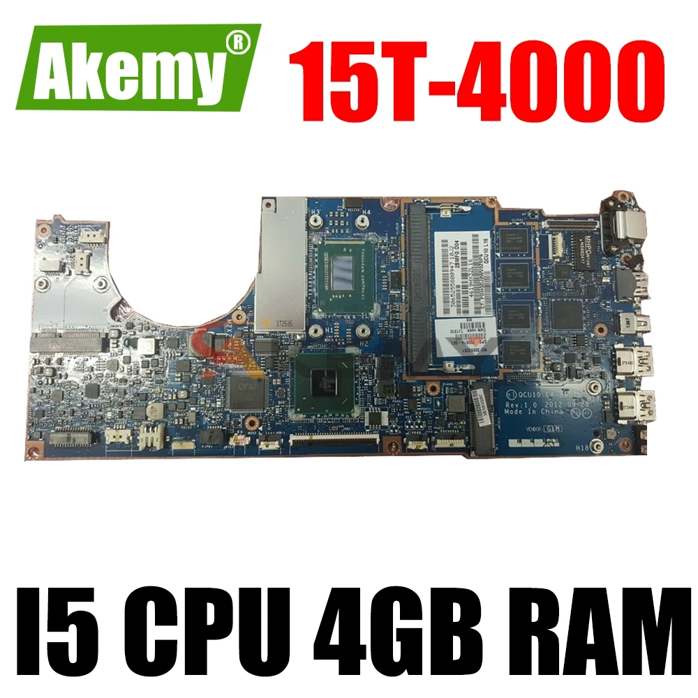 

Материнская плата 700814-501 700814-601 700814-001 для ноутбука HP Spectre XT Touchsmart 15T-4000 с процессором I5, быстрая память 4 Гб, DDR3