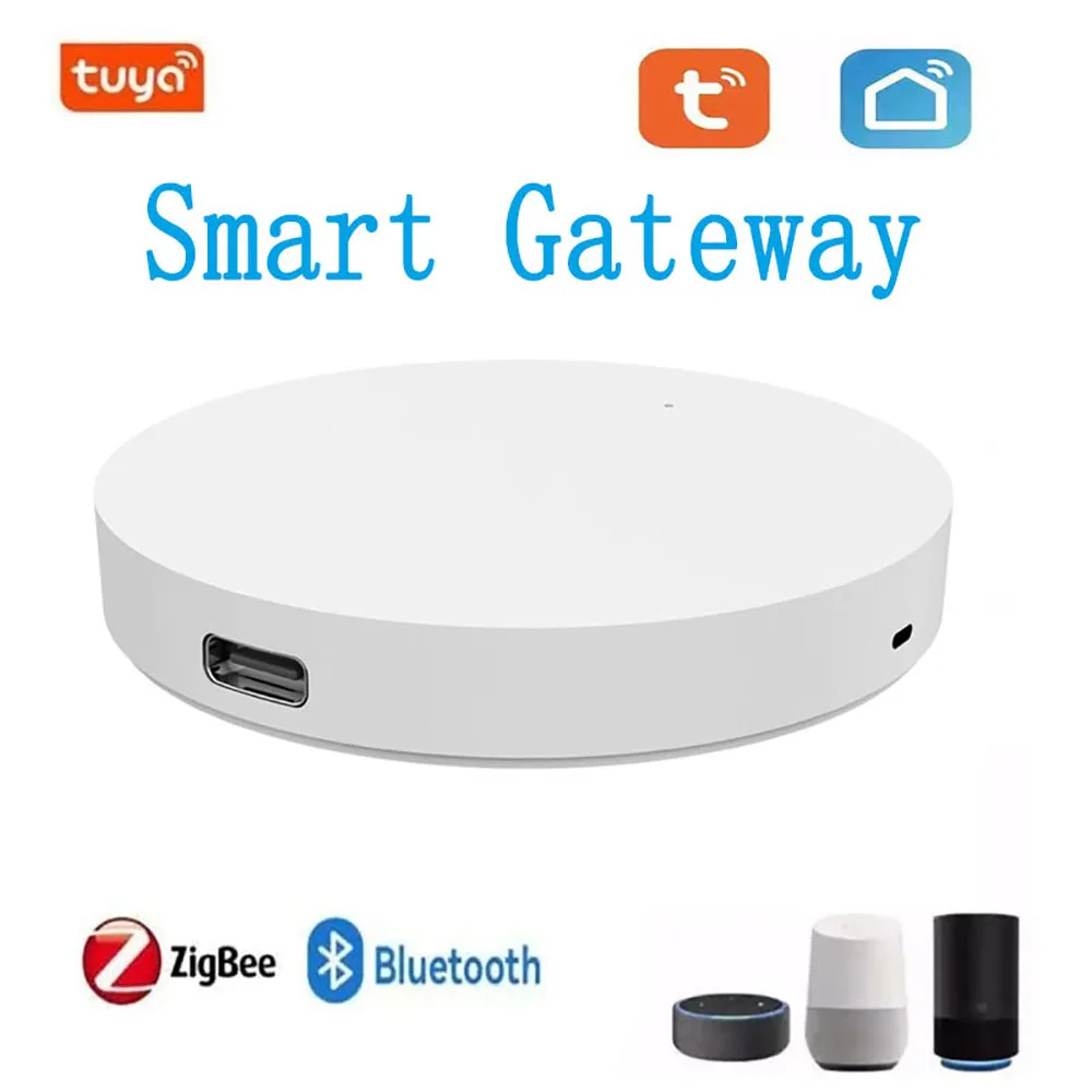 

Tuya Multi-mode Smart Home Bridge WiFi Bluetooth ZigBee APP Wireless Remote Alexa Remote Smart Gateway Hub Smart Home