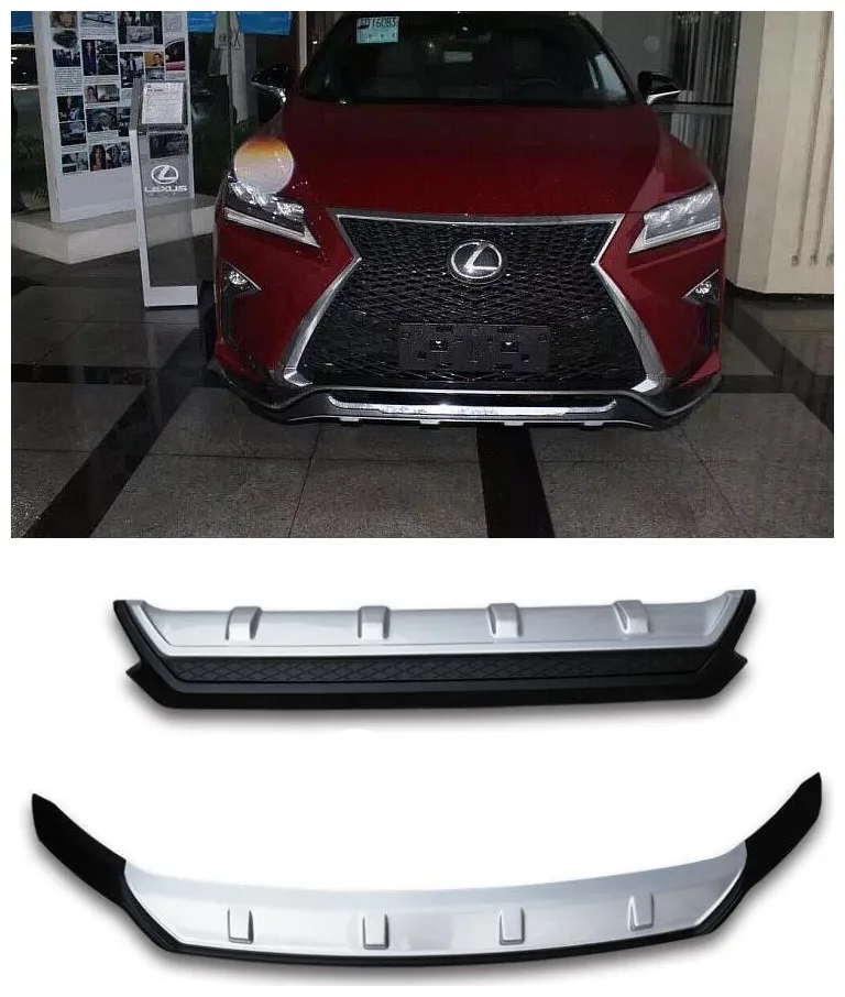 

ABS Car Front+ Rear Bumper Protector Splitters Cover Guard Skid Plate Fits For Subaru Forester 2013 2014 2015 2016